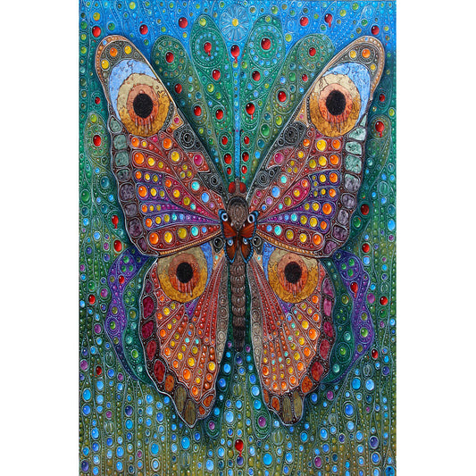Wooden Jigsaw Puzzle 1000 Piece - Village Butterfly