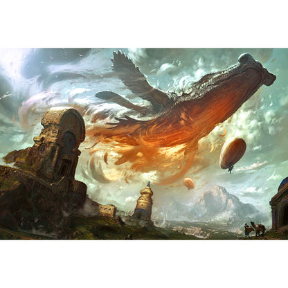 1000-Piece Premium Wooden Jigsaw Puzzle for Adults – Whale’s Dreamscape | Artisan Crafted, Whimsical Shapes & Unique Designs, Best Relaxation Gift