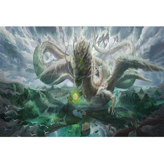 Wooden Jigsaw Puzzle 1000 Piece - White Dragon