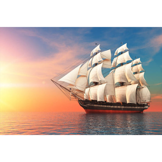 1000-Piece Premium Wooden Jigsaw Puzzle for Adults – White Sails | Artisan Crafted, Whimsical Shapes & Unique Designs, Best Relaxation Gift