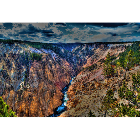 Wooden Jigsaw Puzzle 1000 Piece - Yellowstone Canyon