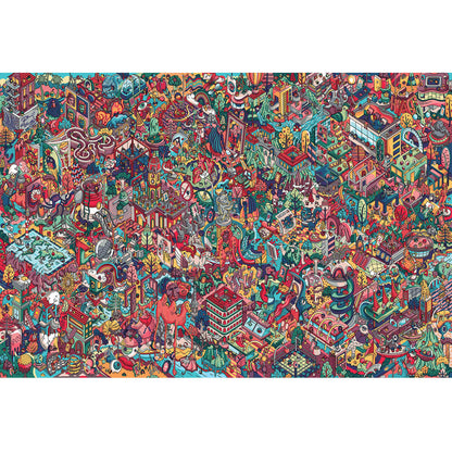 Wooden Jigsaw Puzzle 1000-Piece for Adults – Relaxing Gift Idea & Elegant Home Décor Artwork with Full-Size Poster, Premium Stress Relief Activity - Zootopia